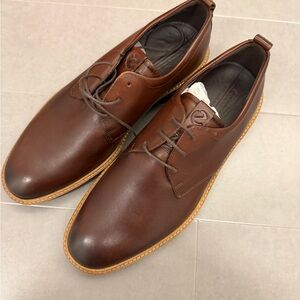 ECCO Brown Leather Men's Oxfords